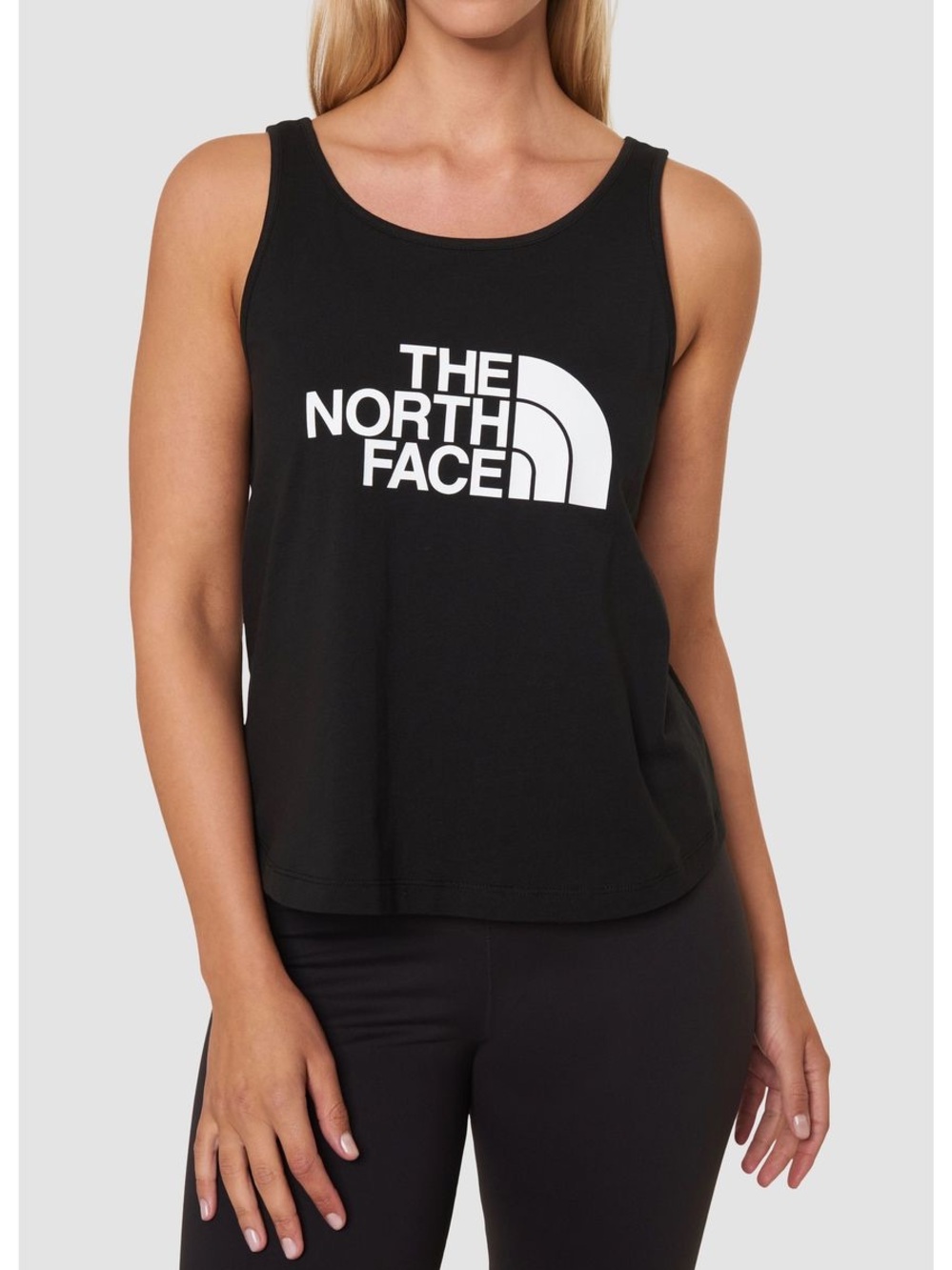 The North Face Easy Black Tank with White Logo